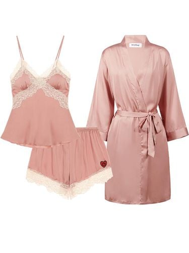 Betty Boop Lace Slip Pajama Set-up_Indie Pink - ULKIN CANVAS - Modalova