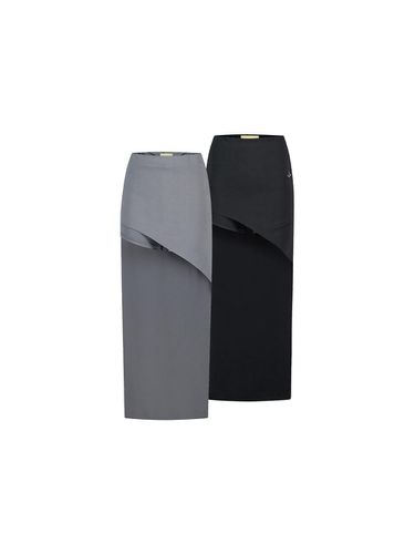 Legendary Unbalanced Layered Long Skirt_(2 Colors) - ULKIN CANVAS - Modalova