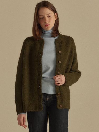 Foggy wool overfit cardigan - VANILLAKNIT - Modalova