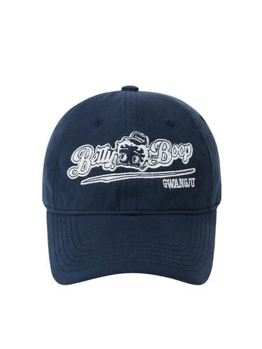 Ulkin x Bettyboop Gwangju Ball Cap_Navy - ULKIN CANVAS - Modalova