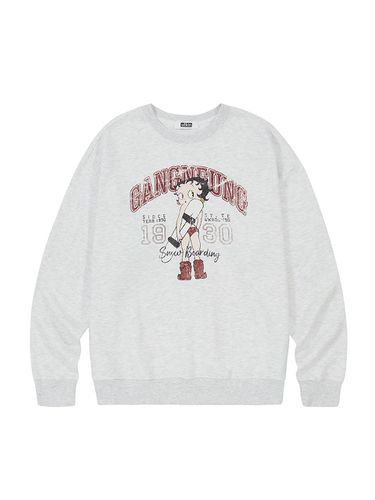 Erkin X Betty Boop Gangneung Surf Sweatshirt_Light - ULKIN CANVAS - Modalova