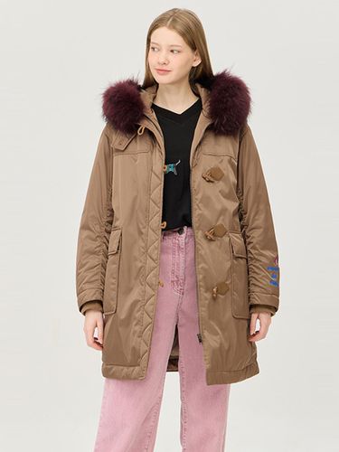 Fur Toggle down Padded_BAPDF8461BG - Benetton - Modalova