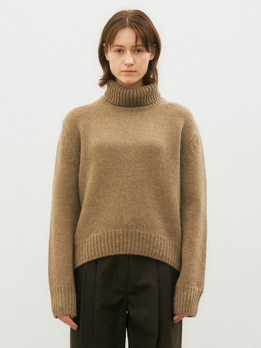 Alpaca turtle neck sweater (Wood) - peces - Modalova