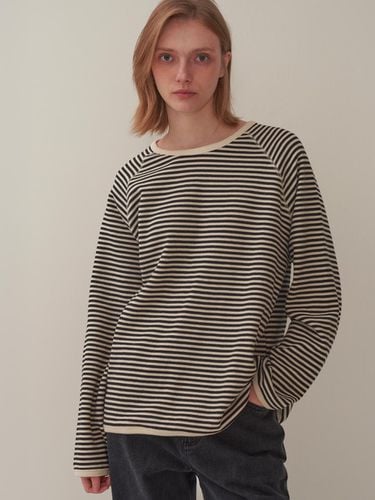 Raglan Soft Sweatshirt -Black/Ivory - MOTT - Modalova