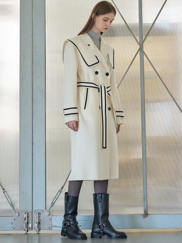 SALIOR HANDMADE COAT_IVORY - MITTE - Modalova