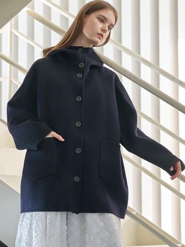 HOOD HANDMADE COAT_NAVY - MITTE - Modalova