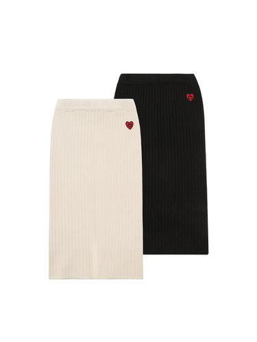 Betty Boop Basic Midi Knit Skirt_(2 Colors) - ULKIN CANVAS - Modalova