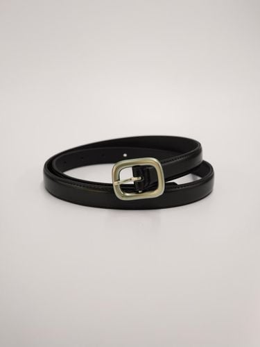 Silver Wave Ring Belt - Black - MOTT - Modalova