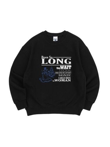 Snowman printed sweatshirt (black) - CARGOBROS - Modalova