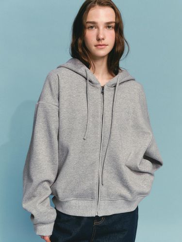 Marie Napping Hooded Zip-Up (MOEDJP03MGY) - marieclaire - Modalova