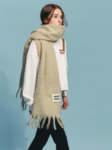 Soft Solid Big Wool muffler (MAEDSC07MGN) - marieclaire - Modalova