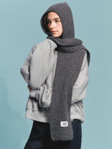 Hooded muffler (MOEDSC09MBK) - marieclaire - Modalova