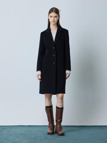 Cashmere Single Long Coat BK_C244MSG555 - CC collect - Modalova