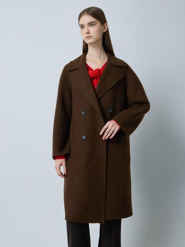 Camel Blend Oversized Double Coat BR_C244MSG524 - CC collect - Modalova