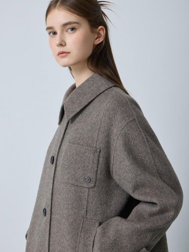 Cashmere Blend Single Mac Coat MR_C244MSG523 - CC collect - Modalova