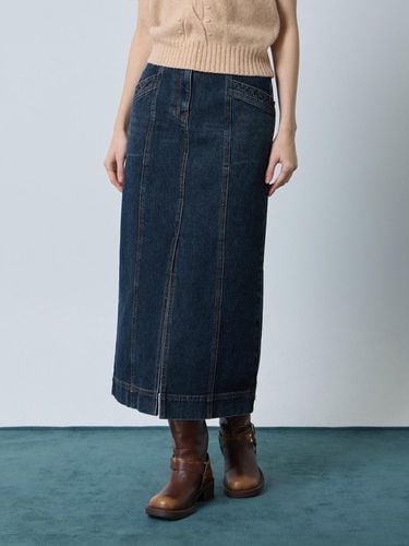 Slit long denim skirt IN_C244PSD431 - CC collect - Modalova