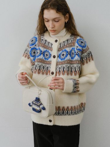 Nordic round cardigan - URAGO - Modalova