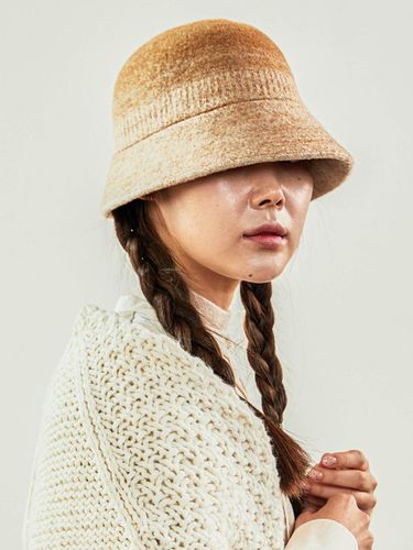 Wool Bland Gradation Bucket Hat - J VINEYARD - Modalova