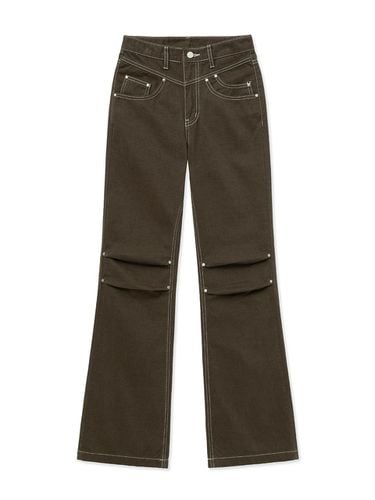 Stitch pants [brown] - MIDNIGHT MOVE - Modalova