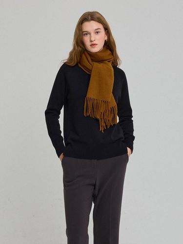 Raglan mock neck pullover knit IPCP1PO021 - THE IZZAT - Modalova