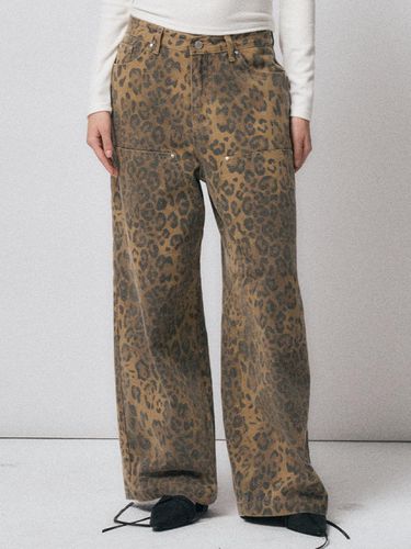 Leopard pants [brown] - MIDNIGHT MOVE - Modalova