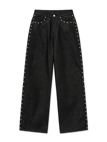 Sd rivet pants [black] - MIDNIGHT MOVE - Modalova