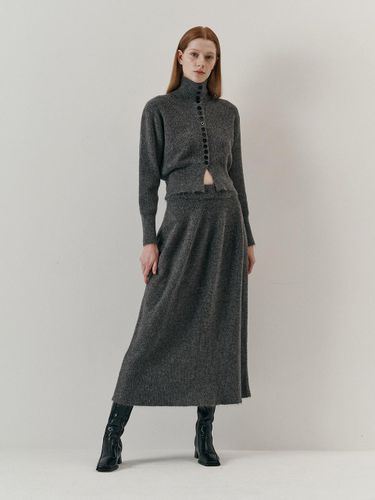 WD_Button neck cardigan skirt set_2color - We’Dee - Modalova