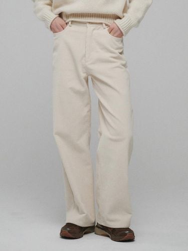 Corduroy straight pants (Cream) - OTHERS - Modalova