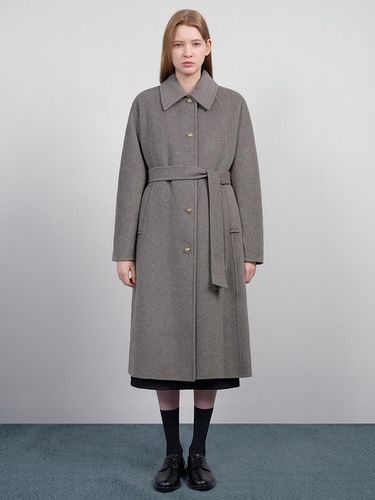 Belted Handmade McCoat_AWHCTO41090 - SISTINA - Modalova