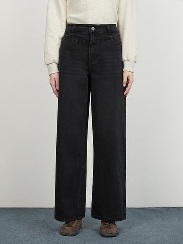 Long wide denim pants_ASMSLO41030 - SISTINA - Modalova