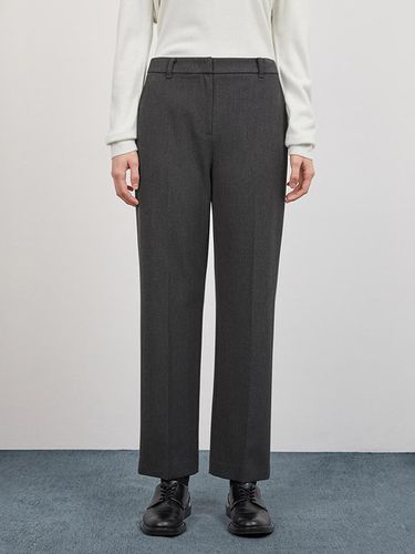 Slim straight set-up pants_AWSSLO41020 - SISTINA - Modalova