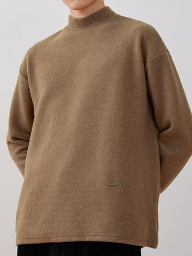 Brushed Half Turtleneck T-shirt_Beige - Trip LE Sens - Modalova