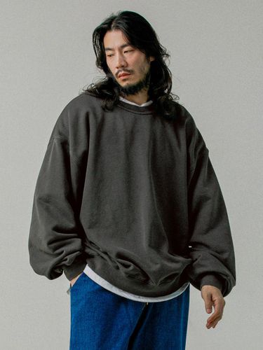 Heavyweight Pigment Sweatshirt charcoal - RUGGED HOUSE - Modalova