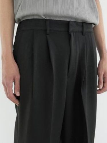 Light two-tuck wide slacks _Black - Trip LE Sens - Modalova