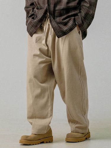 Edward Liner Balloon Pants Beige - RUGGED HOUSE - Modalova