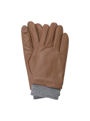 Goat skin touch gloves_ENHAX24301BRX - EPIGRAM - Modalova