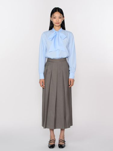 Front Pleats Skirt Mocha - TOSE - Modalova