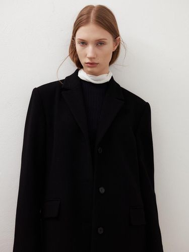 Wool Cashmere Tailored Long Coat [] - HAVEC - Modalova