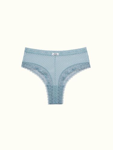 High Waist Seamless Thong [Grey Blue] - TAXTE - Modalova