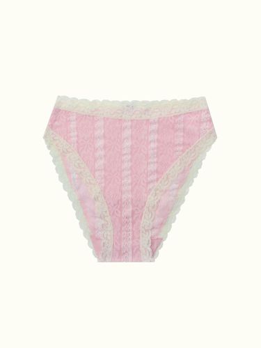 Elastic-free Lace Cheeky Brief [Blush] - TAXTE - Modalova