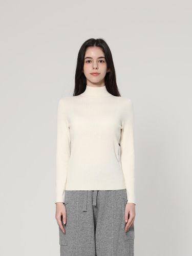 Cashmere Recycled Polyester Crew Neck Pullover [IVORY] (UFJKMN435N) - UNIT - Modalova