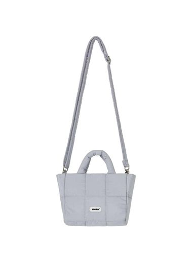 Mini Padded Detachable Strap Handbag [Silver] - MARKM - Modalova