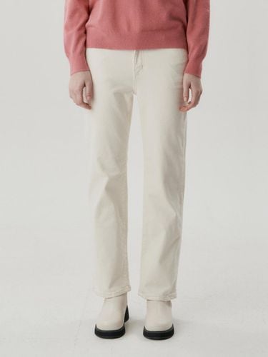 Fleece-lined Straight Cotton Pants (DW4WL174) - COIINCOS - Modalova