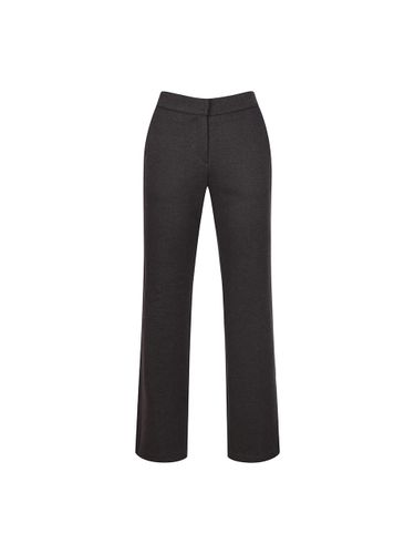 Herringbone Textured Bootcut Slack Pants (DW4WL180) - COIINCOS - Modalova