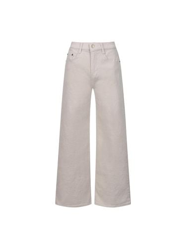 Fleece-lined Wide Cotton Loose Fit Pants (DW4WL183) - COIINCOS - Modalova