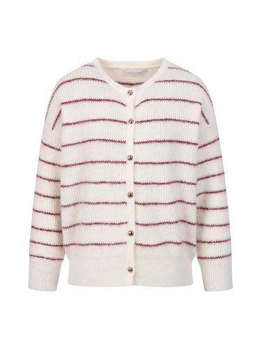 Stripe Regular Fit Cardigan (DZ4WD048) - COIINCOS - Modalova