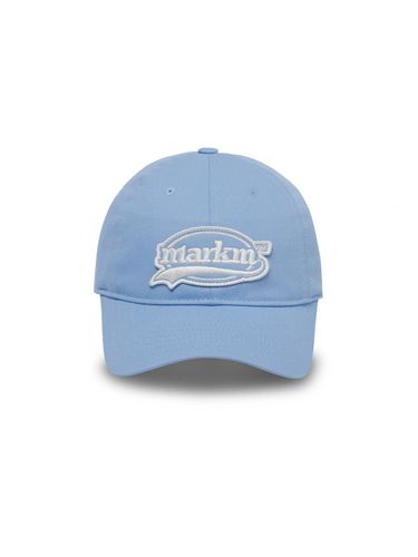 Cotton Adjustable Swing Logo Ball Cap [Light Blue] - MARKM - Modalova