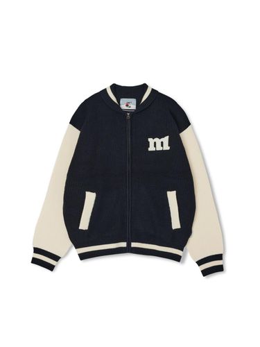 Cowichan Varsity Loose Fit Knit Jacket [Navy] - MARKM - Modalova