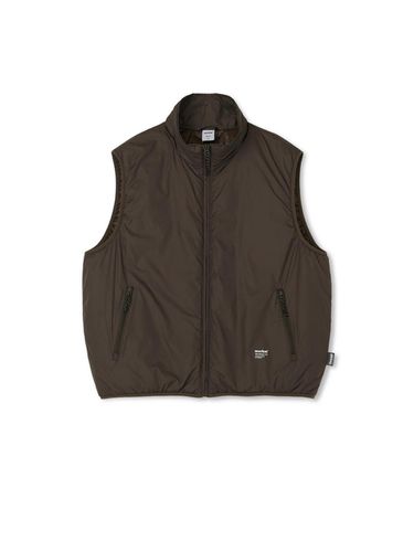 Thinsulate High Neck Quilted Vest [Khaki] - MARKM - Modalova