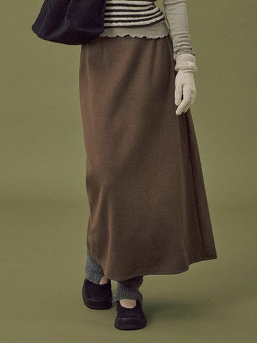 Basic H-line Long Skirt - TWEE - Modalova